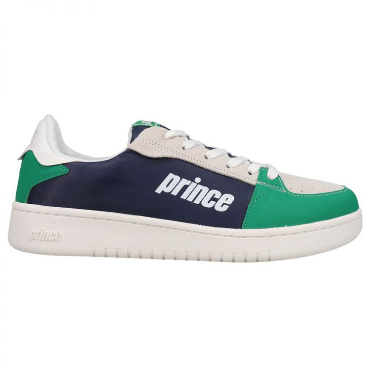 PRINCE Womens Pink Antimicrobial Logo Comfort Breathable Removable Insole Vintage Cup Benjo Round Toe Platform Lace-Up Leather Athletic Sneakers Shoes