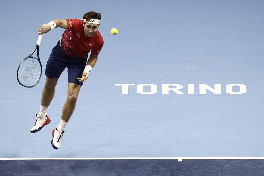 tennis:-ruud-downs-auger-aliassime-as-atp-finals-get-off-to-a-start-in-turin