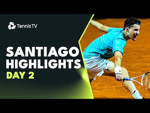 thiem-battles-garin;-fognini-and-etcheverry-clash-|-santiago-2023-highlights-day-2