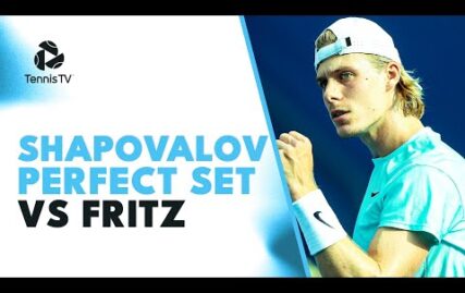 when-denis-shapovalov-served-a-perfect-set-against-fritz-|-doha-2021
