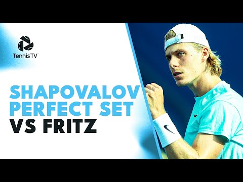 when-denis-shapovalov-served-a-perfect-set-against-fritz-|-doha-2021