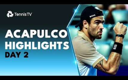 berrettini-faces-molcan;-de-minaur-battles-pacheco-mendez-|-acapulco-2023-highlights-day-2