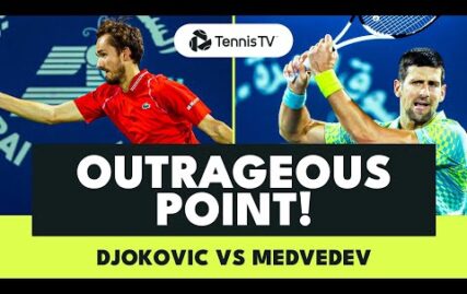 all-the-angles-of-outrageous-djokovic-vs-medvedev-point!-|-dubai-2023
