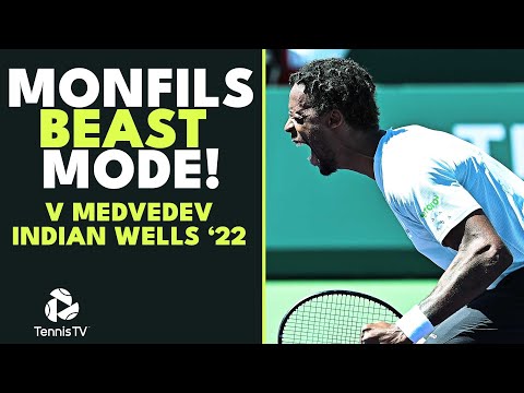 when-gael-monfils-went-beast-mode-vs-the-world-no.-1-|-indian-wells-2022-extended-highlights