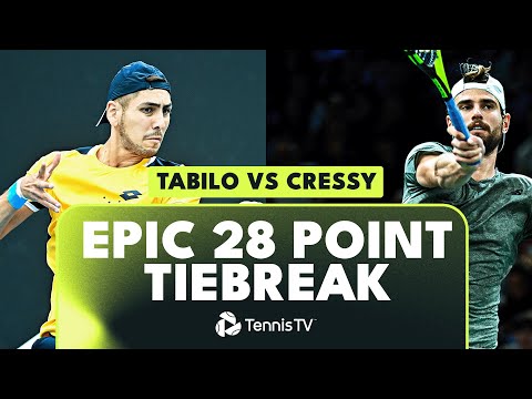 epic-maxime-cressy-vs-alejandro-tabilo-28-point-tiebreak-|-indian-wells-2023