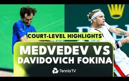 daniil-medvedev-vs-alejandro-davidovich-fokina-court-level-highlights-|-indian-wells-2023