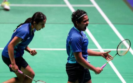 all-england-badminton-championships-2023:-treesa-jolly-and-gayatri-gopichand-post-stunning-win,-lakshya-sen-bows-out