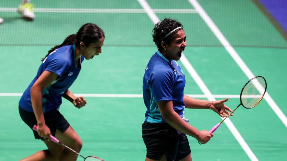 all-england-badminton-championships-2023:-treesa-jolly-and-gayatri-gopichand-post-stunning-win,-lakshya-sen-bows-out