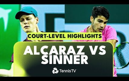 carlos-alcaraz-vs-jannik-sinner-court-level-highlights-|-indian-wells-semi-final-2023