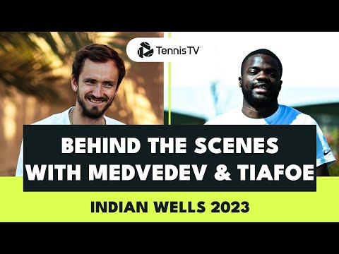 behind-the-scenes-with-daniil-medvedev-&-frances-tiafoe-ahead-of-their-2023-indian-wells-semi-final!