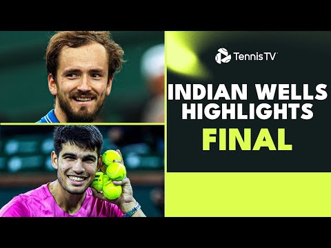 carlos-alcaraz-vs-daniil-medvedev-for-the-title-|-indian-wells-2023-final-highlights