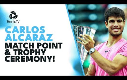 carlos-alcaraz-match-point-&-trophy-ceremony-|-indian-wells-2023