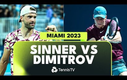jannik-sinner-faces-off-against-grigor-dimitrov-|-miami-2023-highlights