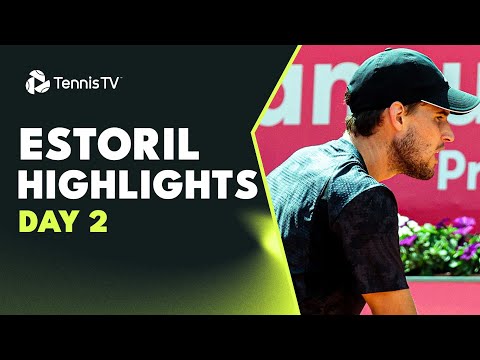 thiem-faces-ofner;-shelton-plays-first-match-on-red-clay-|-estoril-open-2023-highlights-day-2