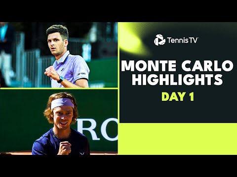 hurkacz-battles-djere;-rublev,-khachanov-&-more-feature-|-monte-carlo-2023-highlights-day-1