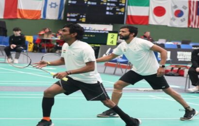brazil-para-badminton-international:-pramod-bhagat,-sukant-kadam-book-semis-spots