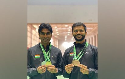 brazil-para-badminton-international:-pramod-bhagat,-sukant-kadam-win-gold-in-men’s-doubles