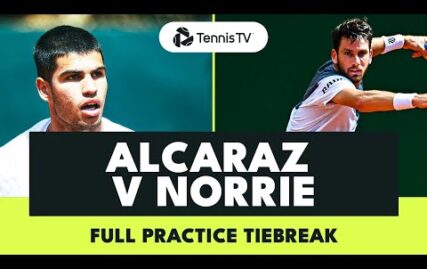 carlos-alcaraz-vs-camerons-norrie-full-practice-tiebreak-|-barcelona-2023