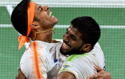 badminton-asia-championships:-satwik-chirag-assure-men’s-doubles-medal-after-52-years