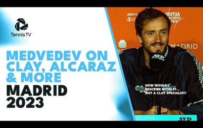 medvedev-on-clay,-alcaraz’s-drop-shots-and-more-|-press-conference-madrid-2023