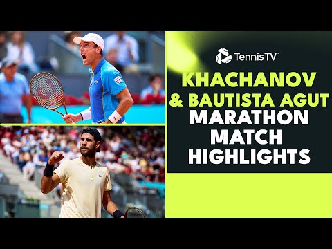 khachanov-&-bautista-agut-marathon-match-highlights-|-madrid-2023