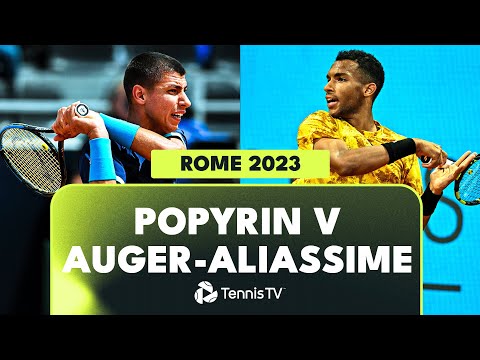 drama-and-shotmaking-in-auger-aliassime-vs-popyrin-thriller-|-rome-2023-highlights