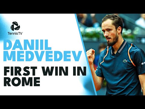 daniil-medvedev’s-first-ever-win-in-rome-vs-emil-ruusuvuori-|-rome-2023