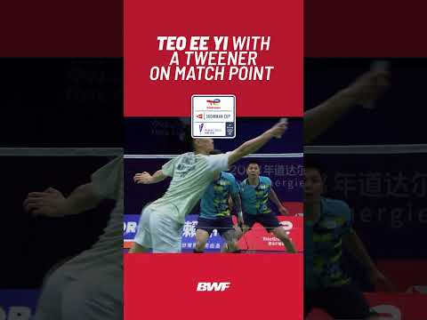 teo-ee-yi-with-a-tweener-on-match-point-#shorts-#badminton-#bwf