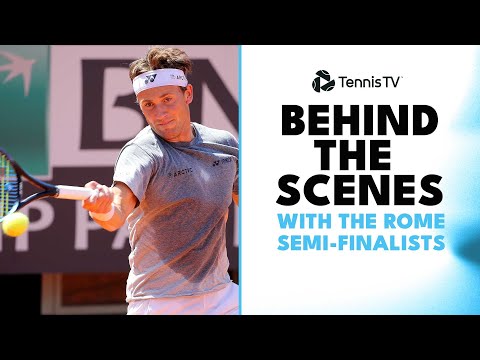 medvedev,-tsitsipas,-ruud-&-rune-prepare-semi-finals-|-rome-2023-practice-&-behind-the-scenes