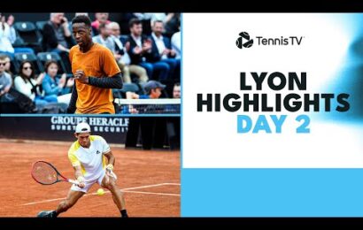 monfils-faces-cachin,-baez-vs-fucsovics-&-more-feature!-|-lyon-2023-highlights-day-2