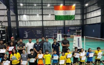 flow-sports-life-badminton-academy-wins-28-medals-at-gurugram-district-tournament