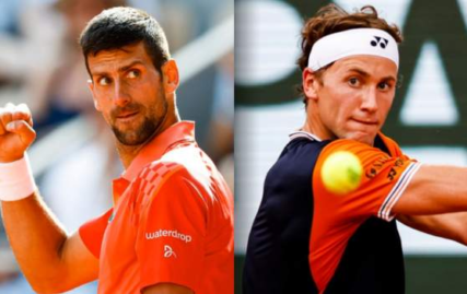 french-open-final-2023:-novak-djokovic-plays-casper-ruud-in-roland-garros-men’s-showpiece