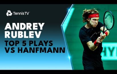 andrey-rublev:-top-5-incredible-plays-vs-yannick-hanfmann-|-halle-2023