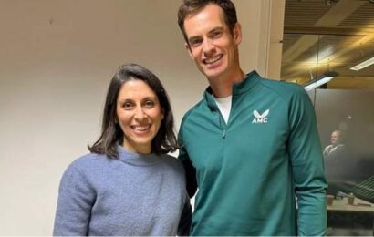 wimbledon-2023:-andy-murray-watched-by-nazanin-zaghari-ratcliffe-at-all-england-club