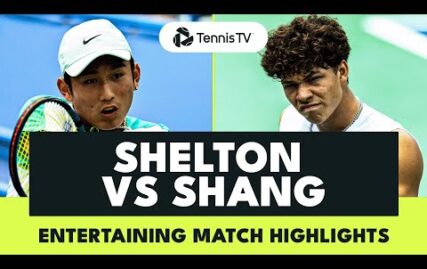 ben-shelton-vs-juncheng-shang-entertaining-match-|-washington-2023-highlights