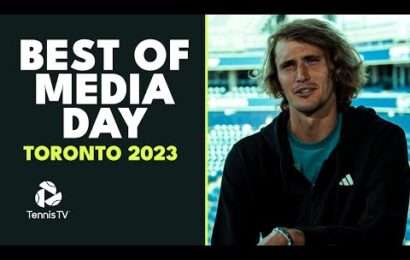 zverev’s-haircut-bet,-ruud’s-blue-jays-pitch-&-more-|-toronto-2023-media-day-best-bits