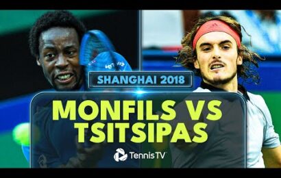 stefanos-tsitsipas-vs-gael-monfils-first-meeting!-|-shanghai-2018-extended-highlights