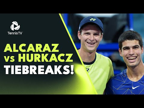 All Four Carlos Alcaraz vs Hubert Hurkacz Tiebreaks So Far