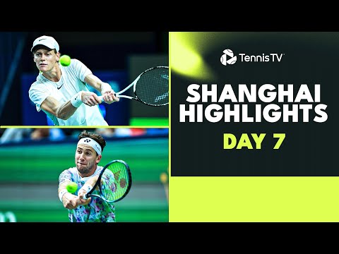 sinner-vs-shelton-thriller;-korda,-ruud-&-hurkacz-all-play-|-shanghai-2023-highlights-day-7
