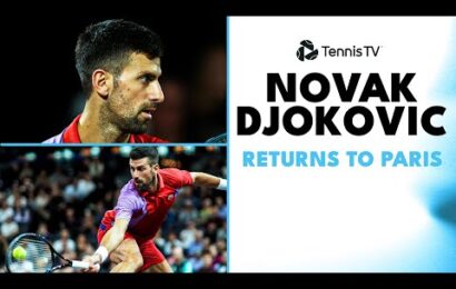 novak-djokovic-returns-to-paris-vs-tomas-etcheverry-|-rolex-paris-masters-2023-highlights