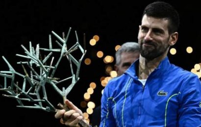 paris-masters:-novak-djokovic-beats-grigor-dimitrov-to-win-40th-masters-title