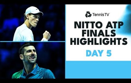 sinner-vs-rune-thriller;-djokovic-faces-hurkacz-|-nitto-atp-finals-2023-highlights-day-5