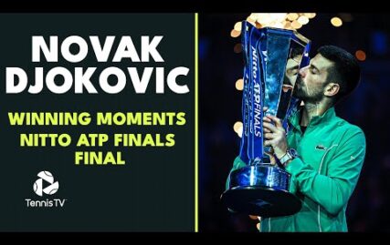 novak-djokovic’s-championship-point,-trophy-lift-and-presentation-|-nitto-atp-finals-2023