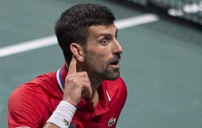 davis-cup-finals-2023:-novak-djokovic-seals-serbia’s-win-over-great-britain