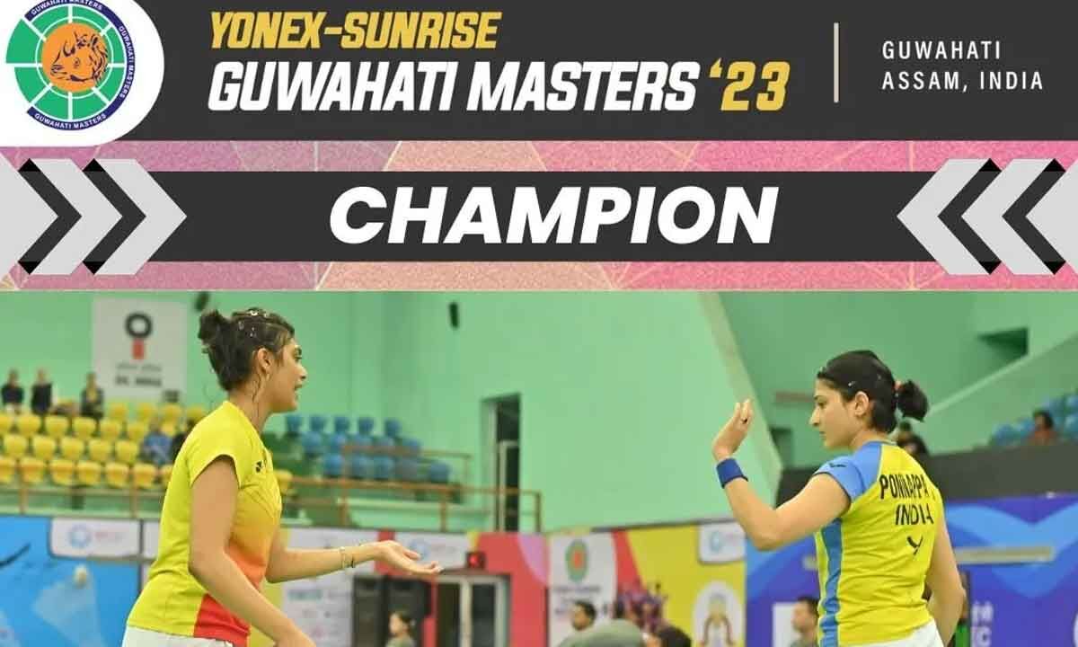 badminton:-ashwini-tanisha-pair-wins-women’s-doubles-title-at-guwahati-masters