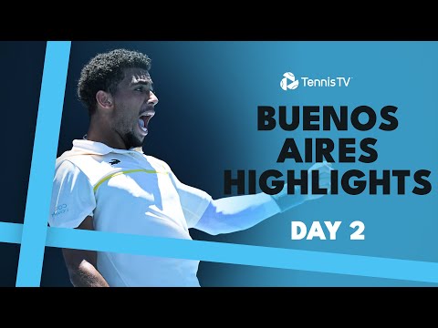fils-battles-lajovic;-schwartzman,-baez-start-campaigns-|-buenos-aires-2024-highlights-day-2
