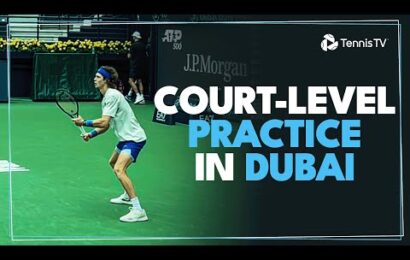 rublev,-murray,-hurkacz-&-more-court-level-tennis-practice-in-dubai!