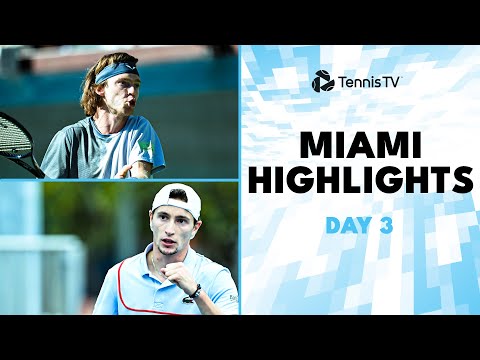 rublev-faces-machac;-humbert-and-van-de-zandschulp-clash-|-miami-2024-day-3-highlights