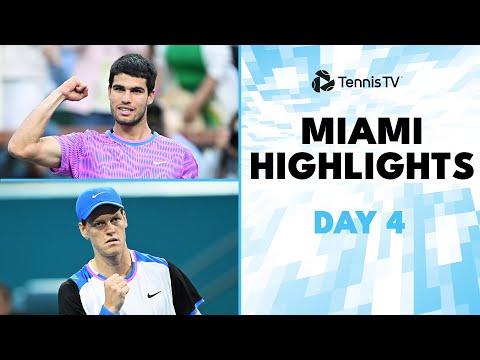 sinner-&-alcaraz-take-centre-stage;-medvedev,-zverev-in-action-|-miami-2024-day-4-highlights