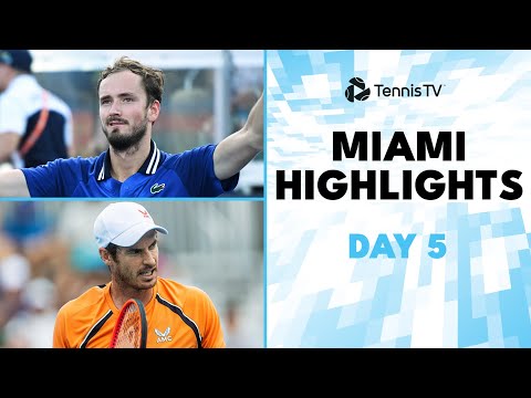 medvedev-faces-norrie;-murray-&-machac-clash-|-miami-2024-day-5-highlights